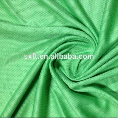 100% Polyester Knitted Bird Eye Mesh Fabric Wicking Sports Cloth